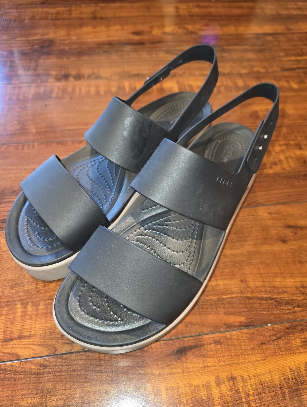 CROCS Brooklyn Low Wedge Sandals